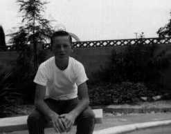 Jim on diving board